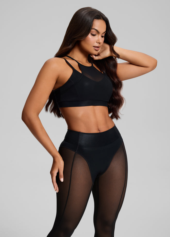 Haut Sculpt à col ras