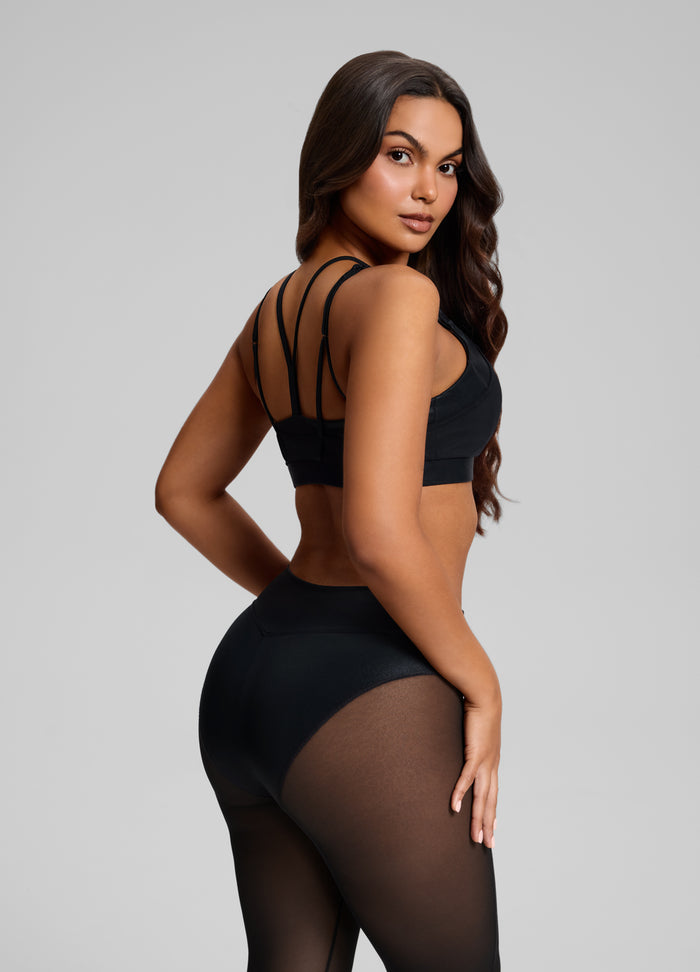 Haut Sculpt à col ras