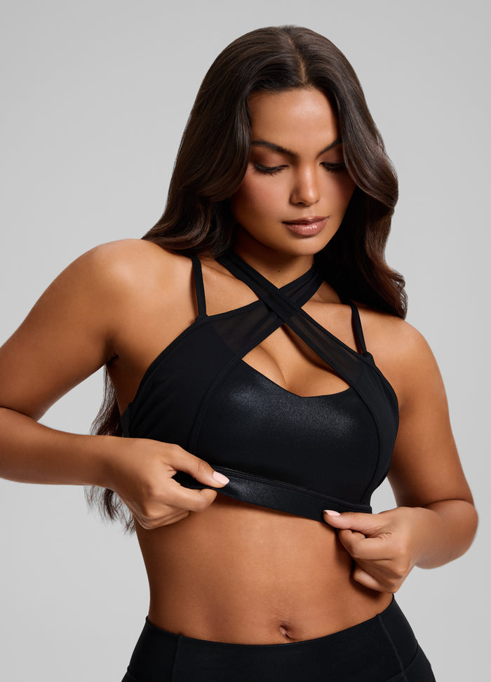 Sculpt Strappy Crossback Top