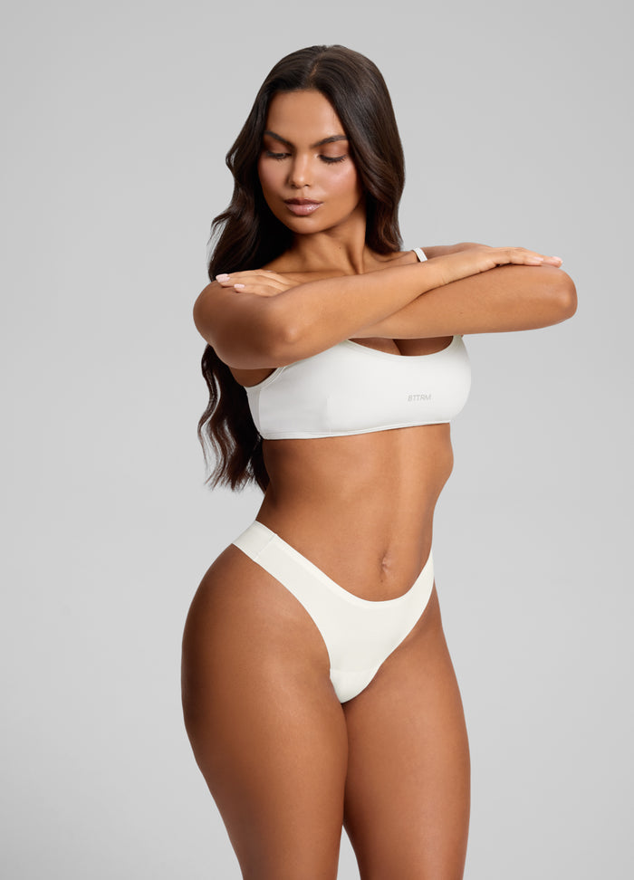 Seamless Mid-Rise Thong 3-Pack