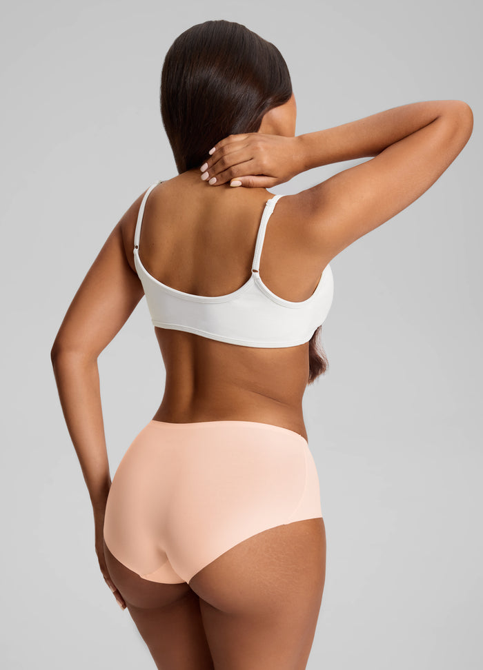 Bodyshort sin Costuras Cintura Media Paquete de 2