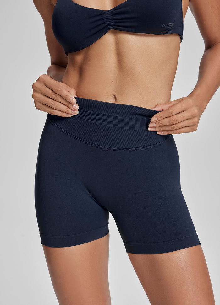 Ultrasculpt High Waisted Butt Lifting Tummy Control Shaping Training Shorts 4.5"