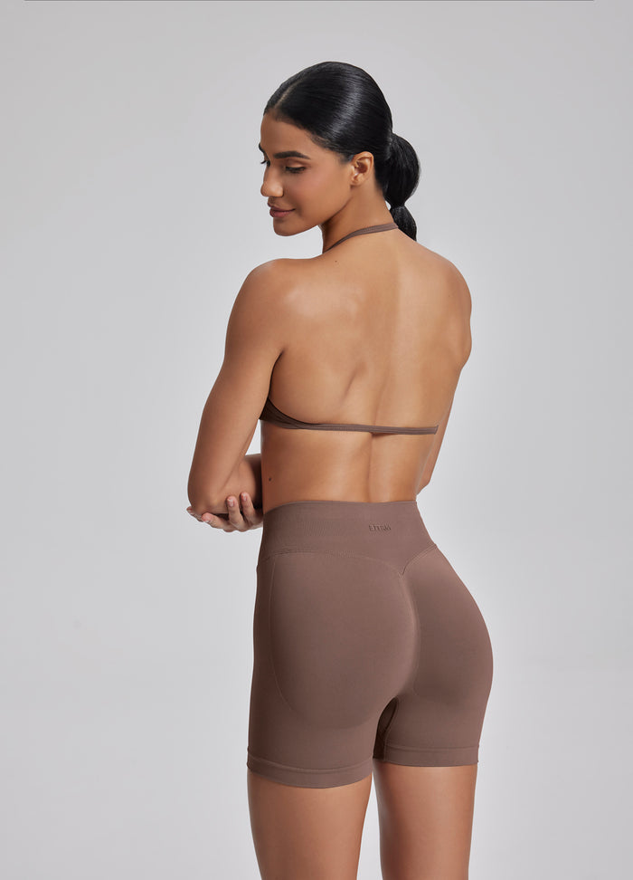 Ultrasculpt High Waisted Butt Lifting Tummy Control Shaping Training Shorts 4.5"