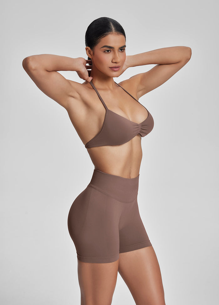 Ultrasculpt High Waisted Butt Lifting Tummy Control Shaping Training Shorts 4.5"