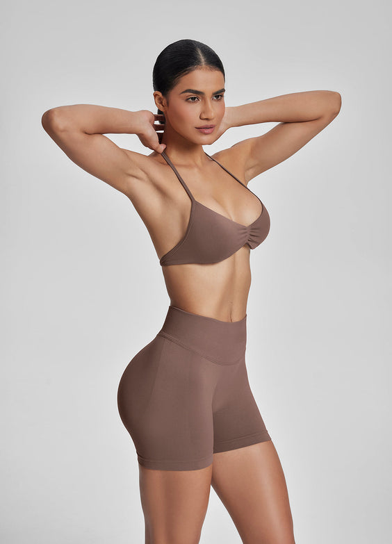 Sculpt High Waisted Butt Lifting Tummy Control Shaping Training Shorts 4.5"