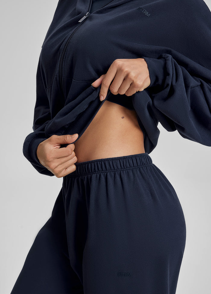 Low-Rise Slouchy Roomy Stretchy Waistband Cozy Joggers