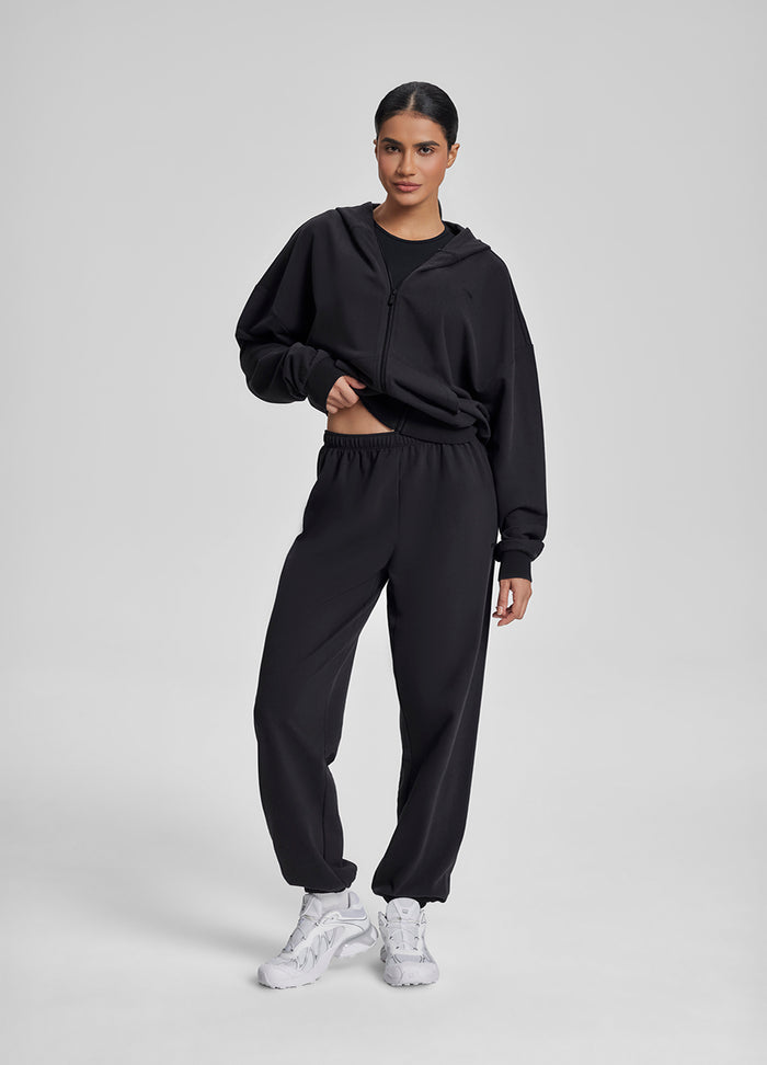 Low-Rise Slouchy Roomy Stretchy Waistband Cozy Joggers