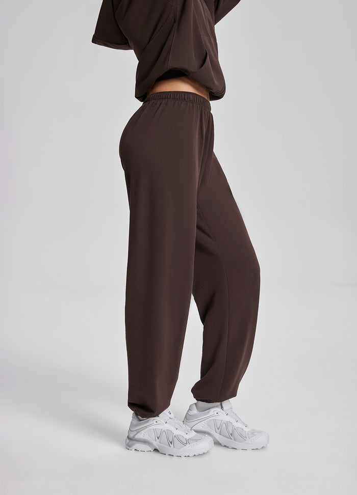 Low-Rise Slouchy Roomy Stretchy Waistband Cozy Joggers