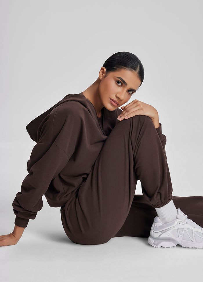 Low-Rise Slouchy Roomy Stretchy Waistband Cozy Joggers