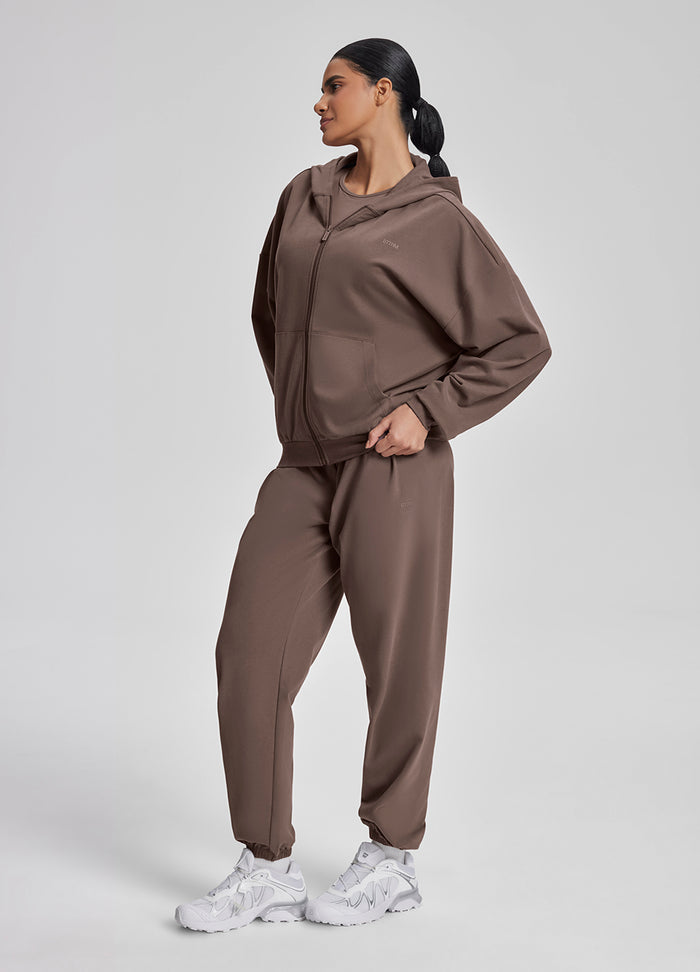 Low-Rise Slouchy Roomy Stretchy Waistband Cozy Joggers