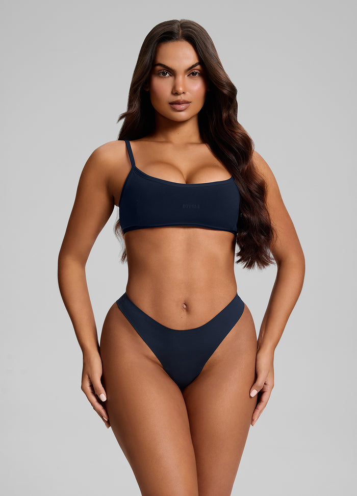 Lot de 2 tangas taille mi-haute sans coutures