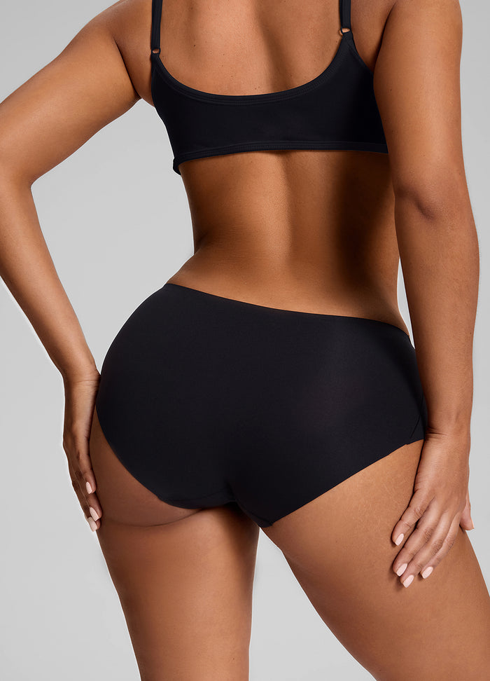 Lot de 2 shortys taille mi-haute sans coutures