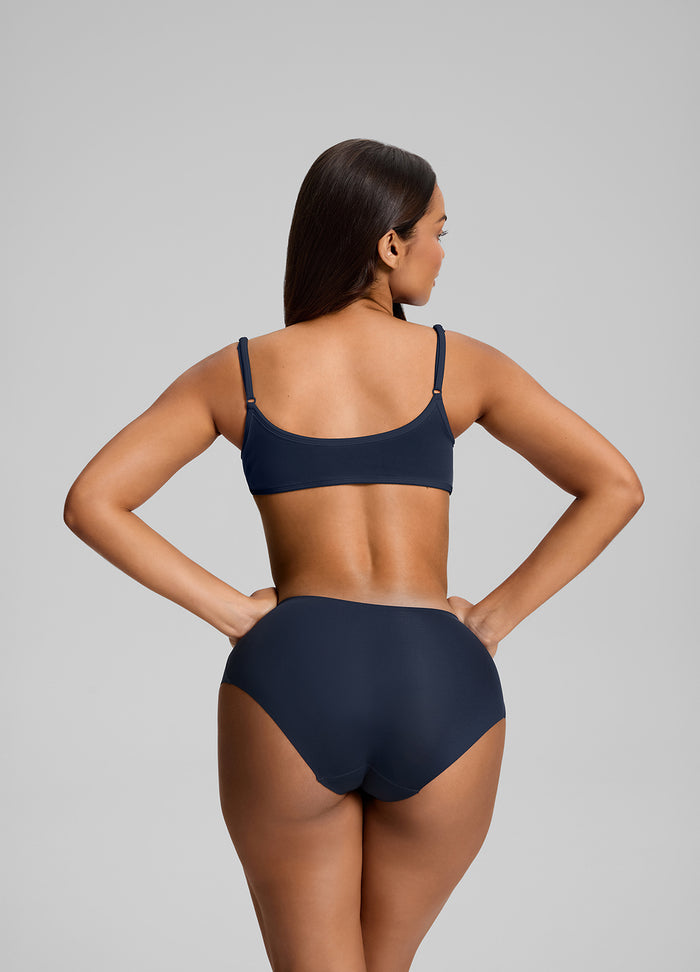 Lot de 2 shortys taille mi-haute sans coutures