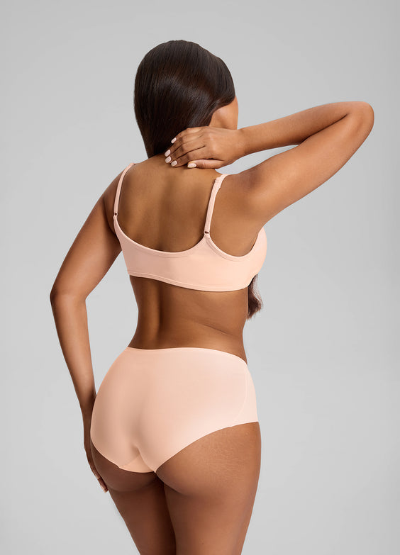 Shorty taille mi-haute sans coutures