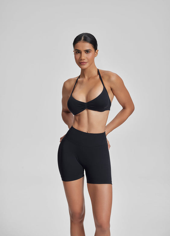 Sculpt High Waisted Butt Lifting Tummy Control Shaping Training Shorts 4.5"