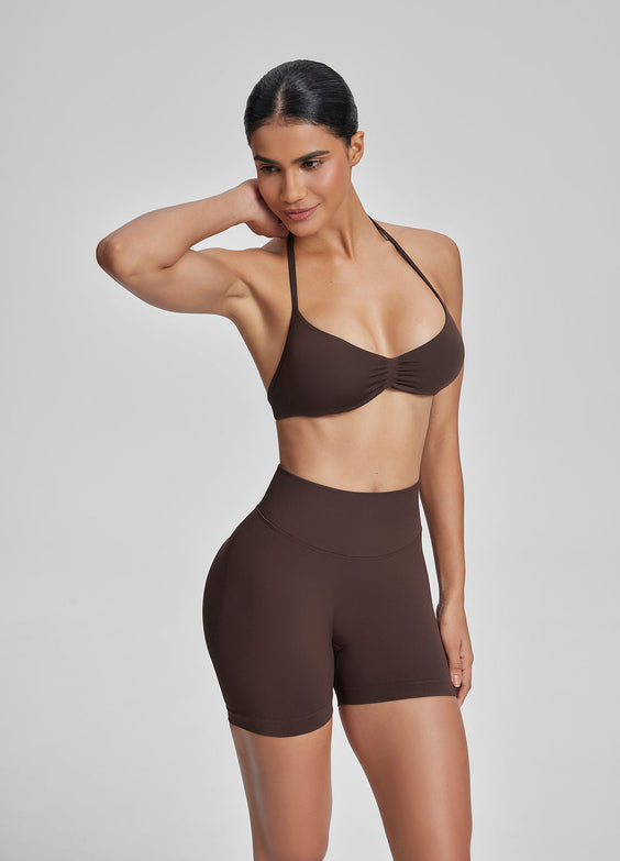 Sculpt High Waisted Butt Lifting Tummy Control Shaping Training Shorts 4.5"
