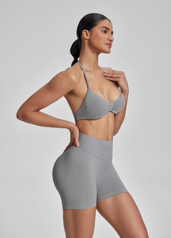 Sculpt High Waisted Butt Lifting Tummy Control Shaping Training Shorts 4.5"