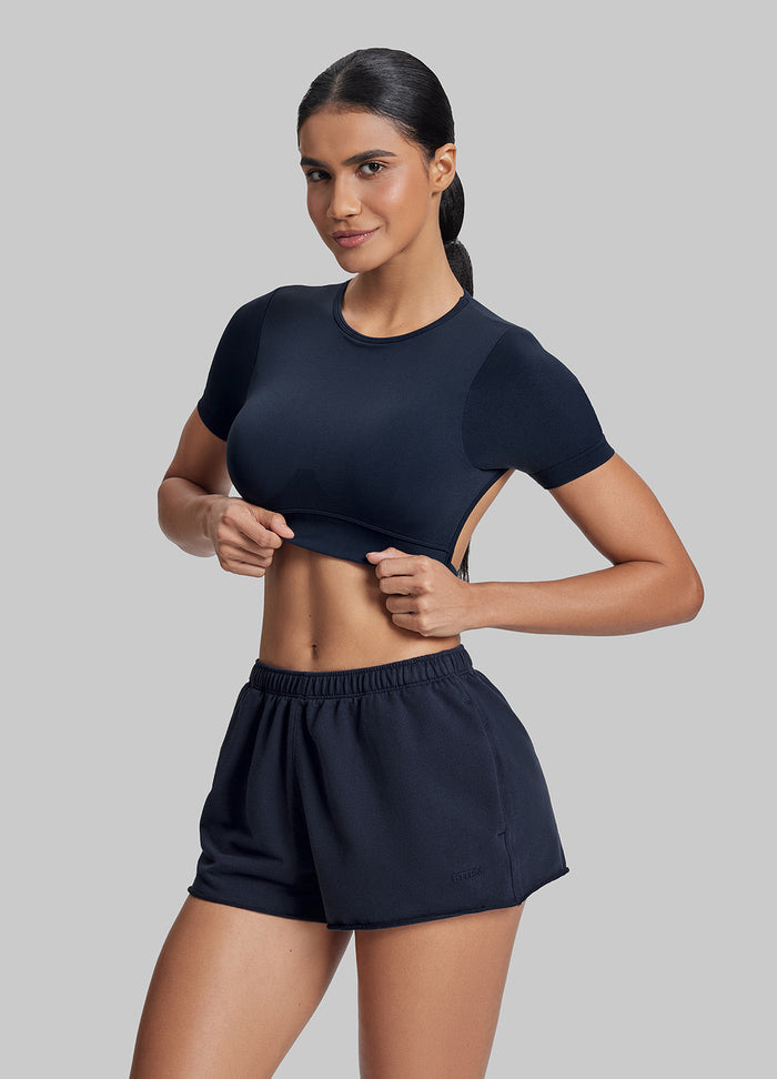 Трикотажні шорти середньої посадки