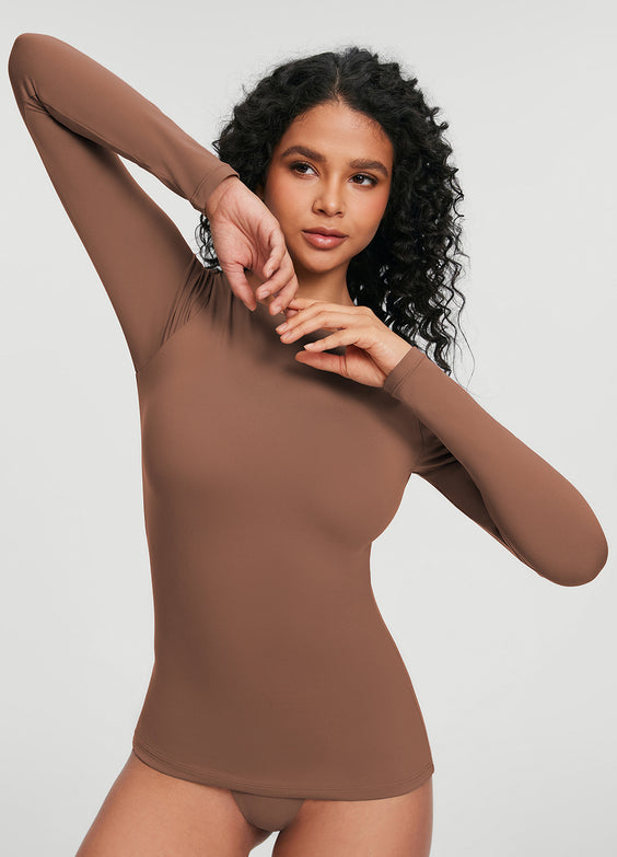Crew Neck Long Sleeve Top
