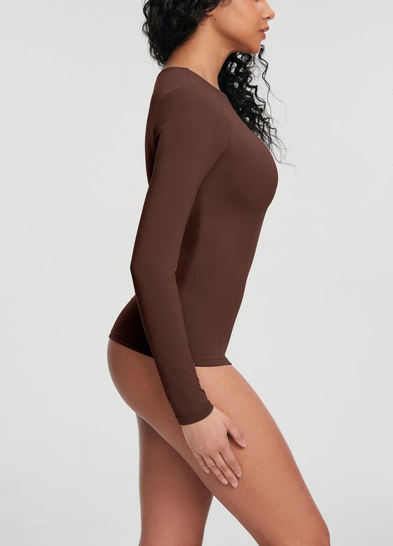 Crew Neck Long Sleeve Top
