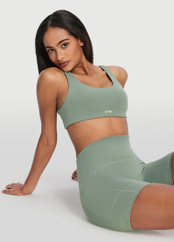 High-Waisted Side Pocket Shorts
