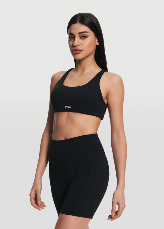 High-Waisted Side Pocket Shorts