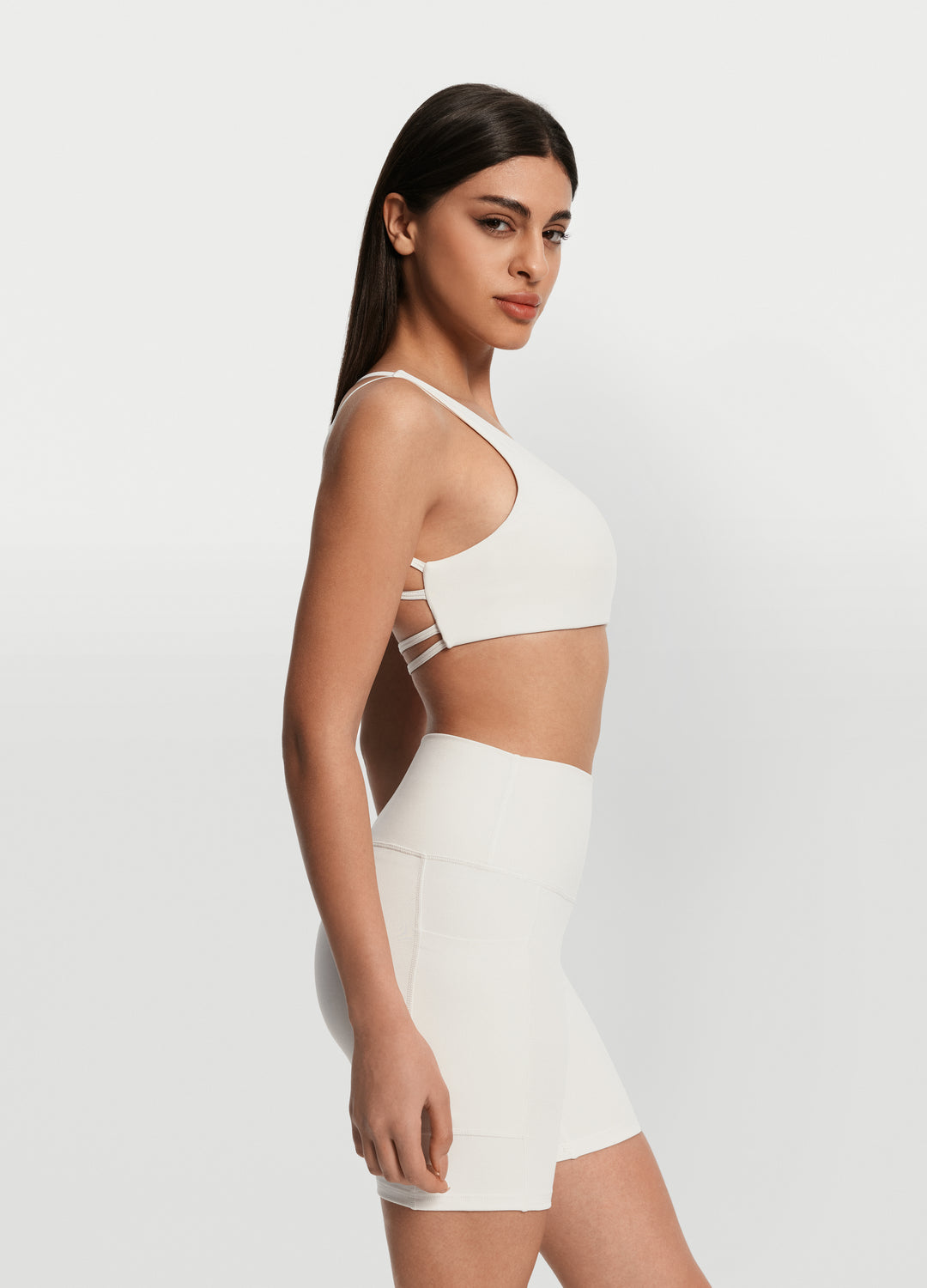 Criss Cross Back Top (Color: White) | BetterMe Store