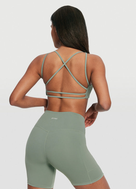 High-Waisted Side Pocket Shorts