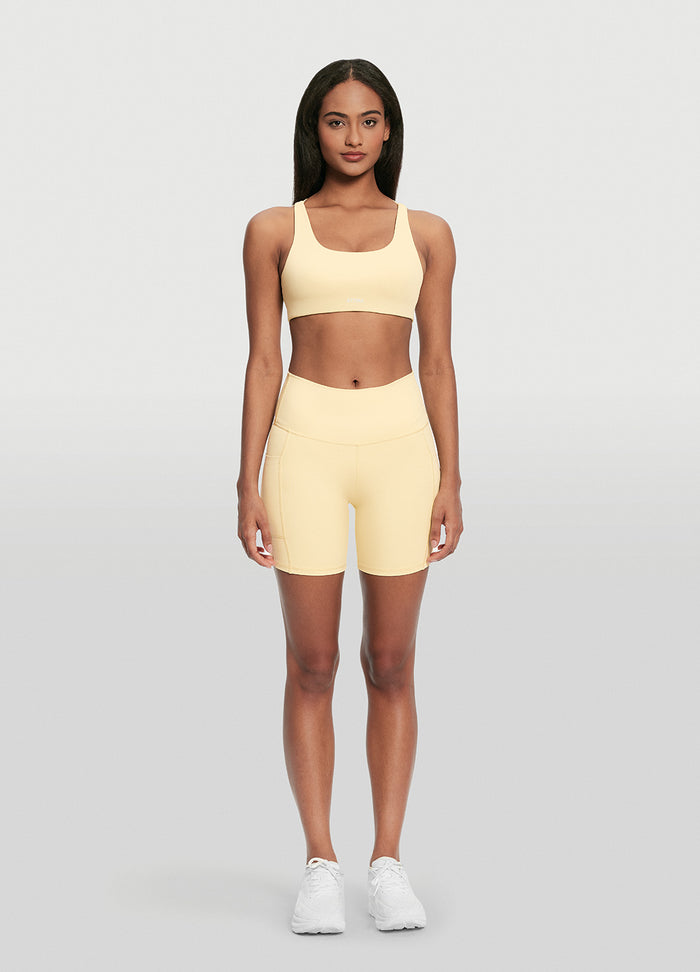 High-Waisted Side Pocket Shorts