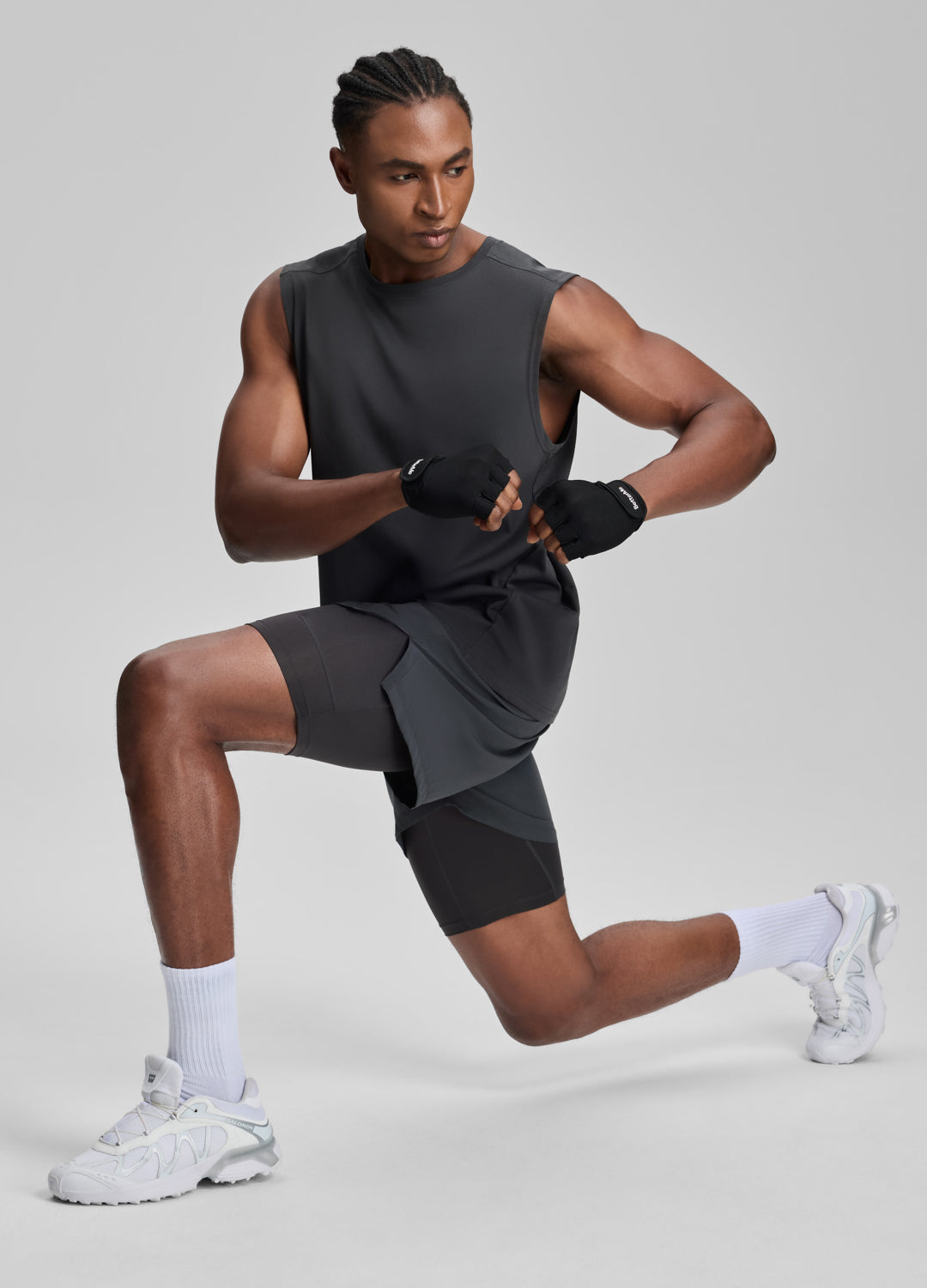 Loose Tank Top (Color: Black) | BetterMe Store