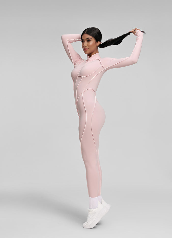 بدلة Catsuit محددة الخياطة