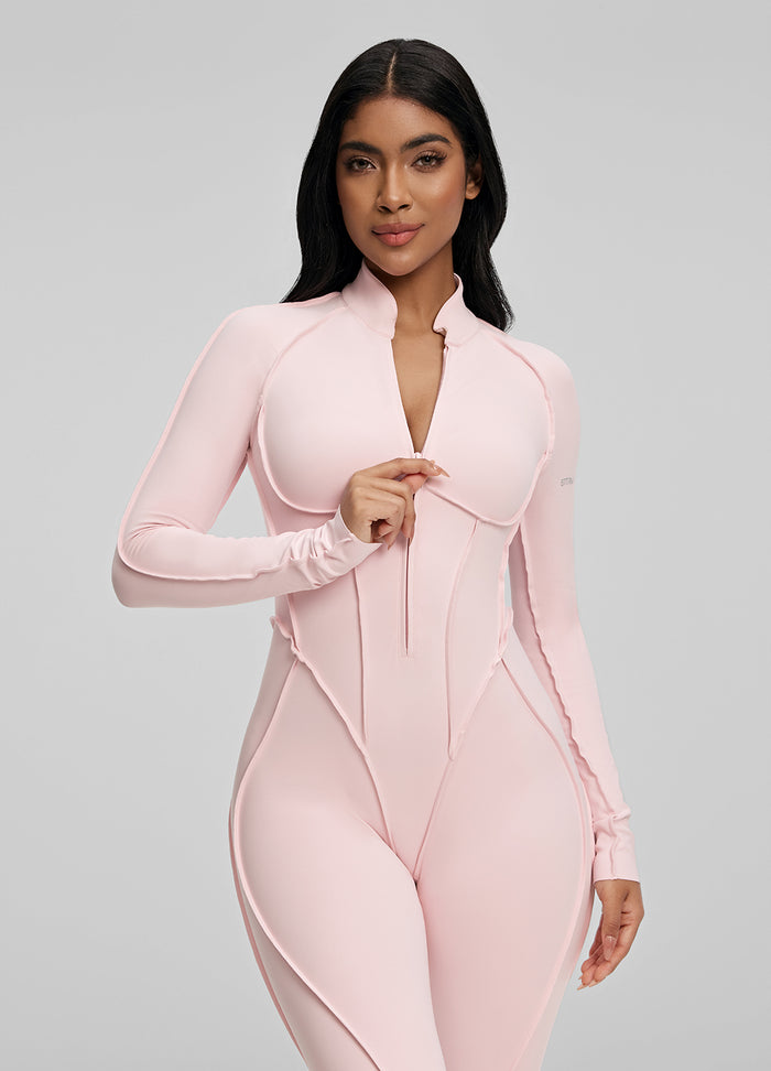 Catsuit de manga larga