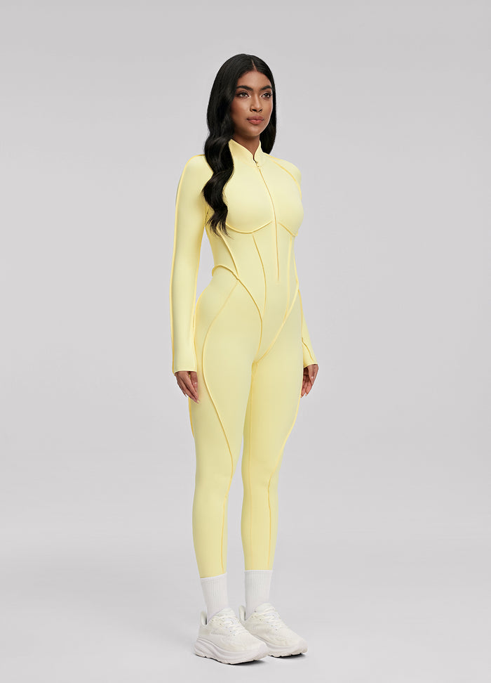 Catsuit de manga larga