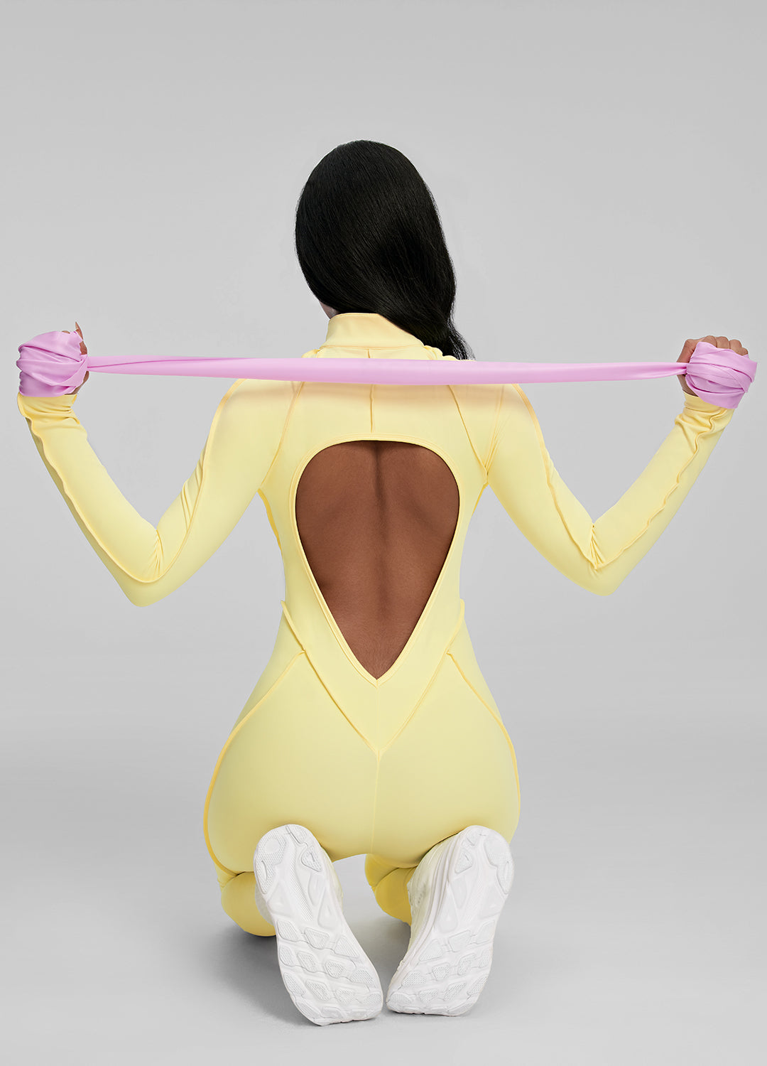 Full-Length Catsuit (Color: Lemon Meringue) | BetterMe Store