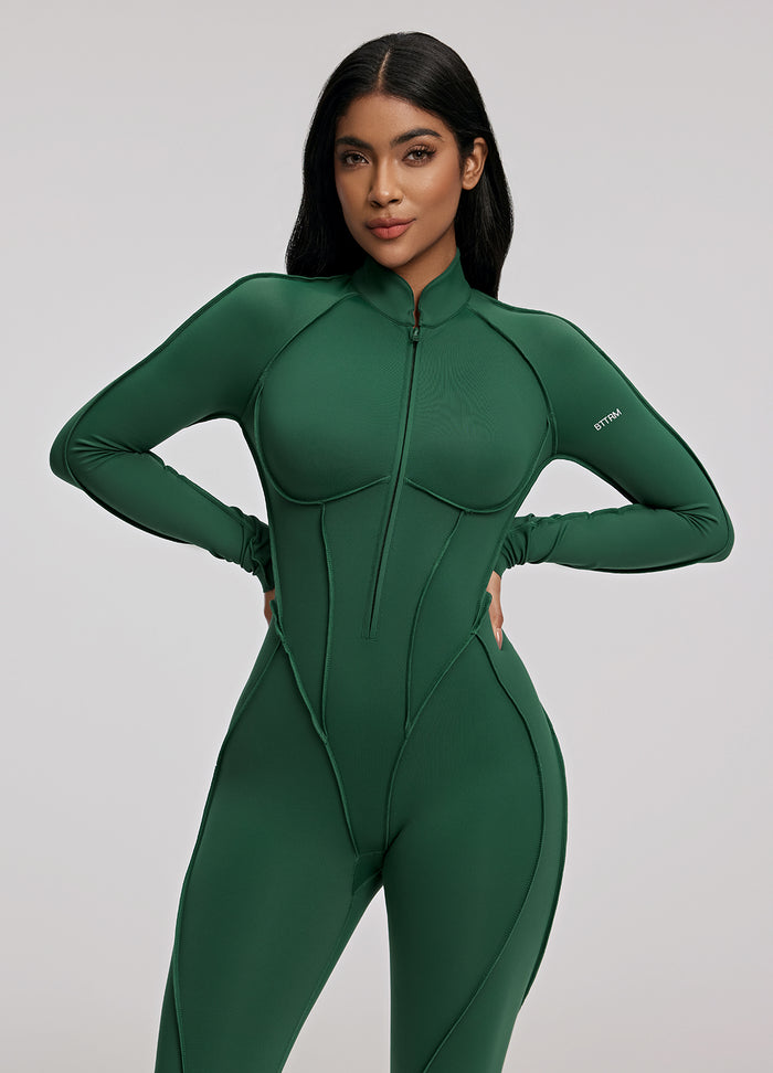 Catsuit de manga larga