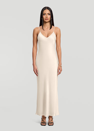 Satin Slip Maxi Dress