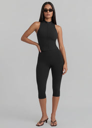 High-Waisted Sculpt Capri Leggings