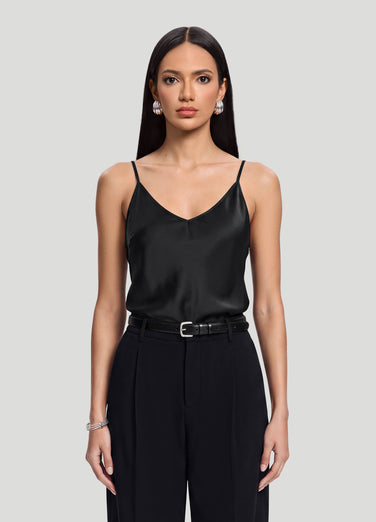 V-Neck Satin Cami Top