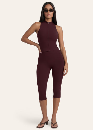 High-Waisted Sculpt Capri Leggings