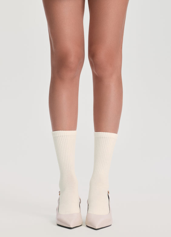 Unisex Ribbed Crew Socks 3-Pack