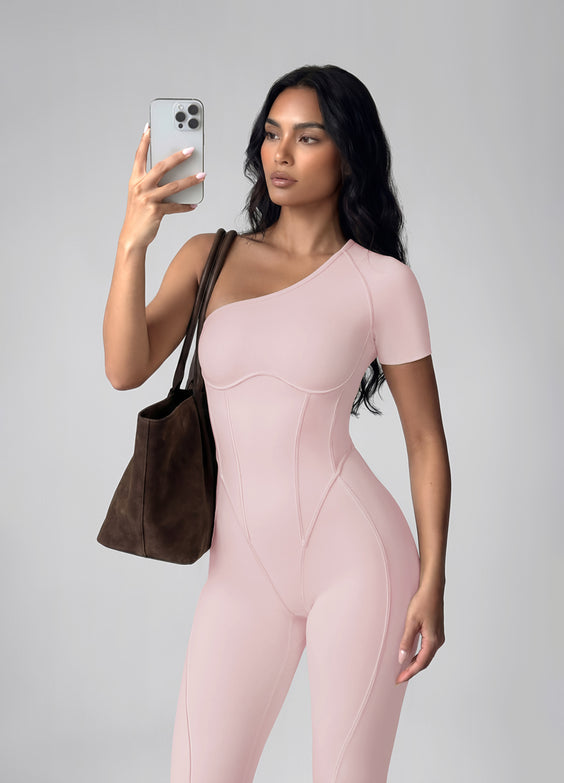 One-Shoulder Full-Length Catsuit