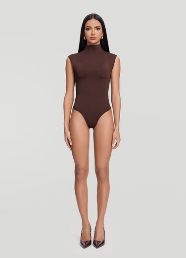 Mockneck Sleeveless Bodysuit