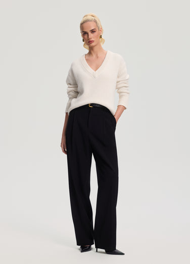V-Neck Wool Sweater