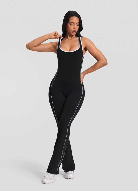Pilates Princess Jumpsuit mit offenem Rücken