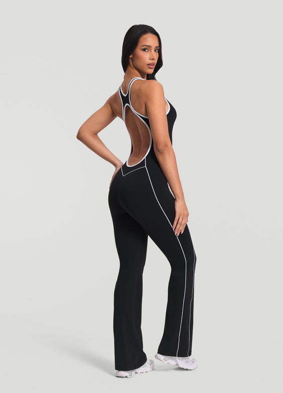 Pilates Princess Jumpsuit mit offenem Rücken