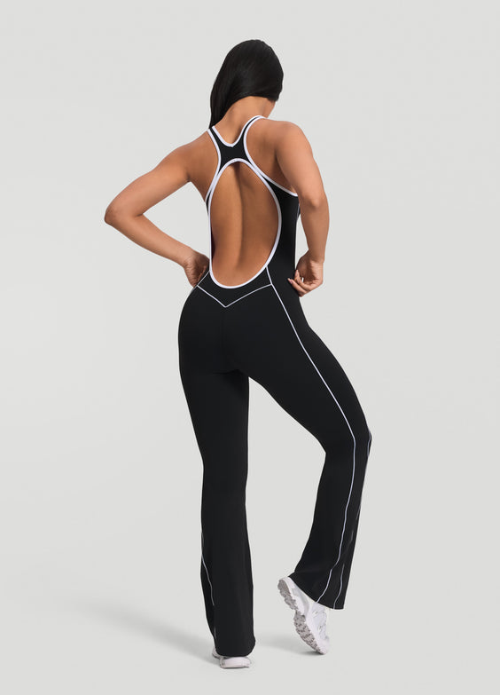 Pilates Princess Jumpsuit mit offenem Rücken