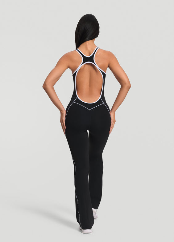 Pilates Princess Jumpsuit mit offenem Rücken
