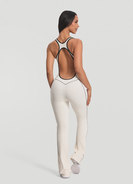 Pilates Princess Jumpsuit mit offenem Rücken