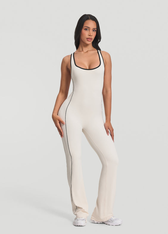 Pilates Princess Jumpsuit mit offenem Rücken