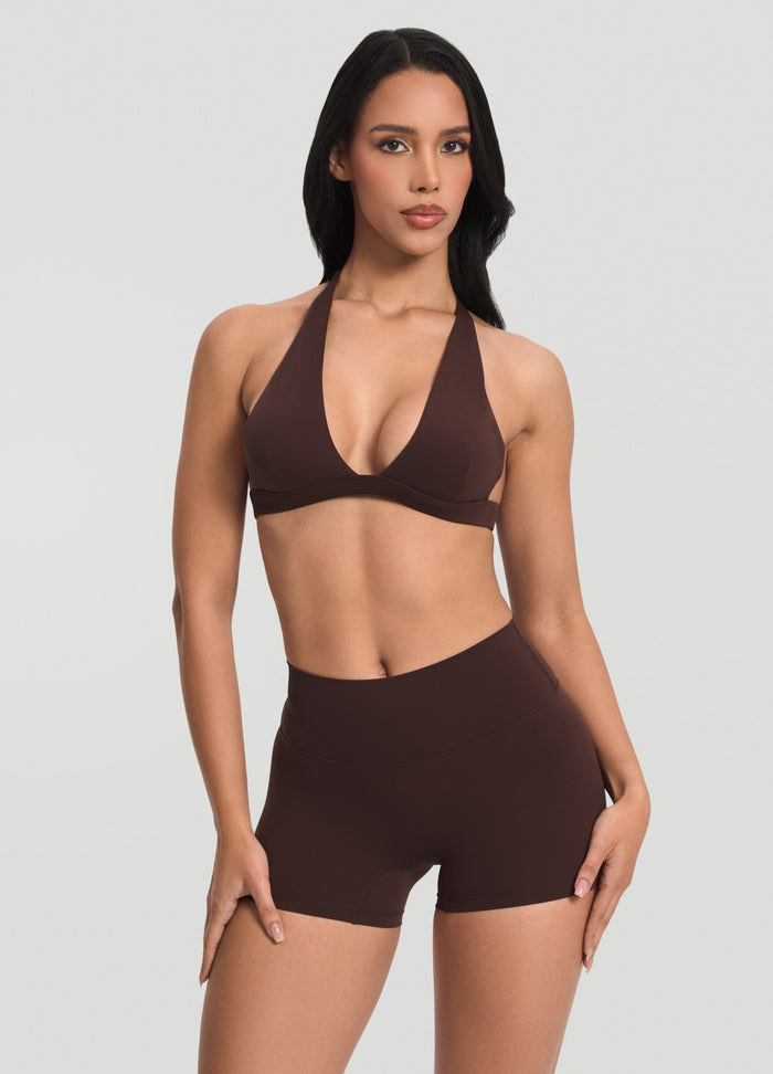 Mini short taille haute